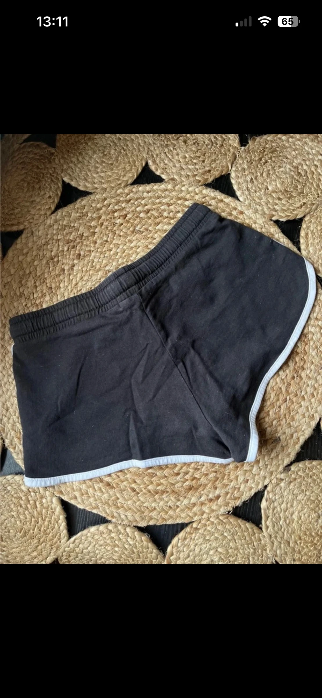 Magnífico Short estilo corrida preto e branco Tally Weijl – Tamanho 32 (XXS) – photo 6